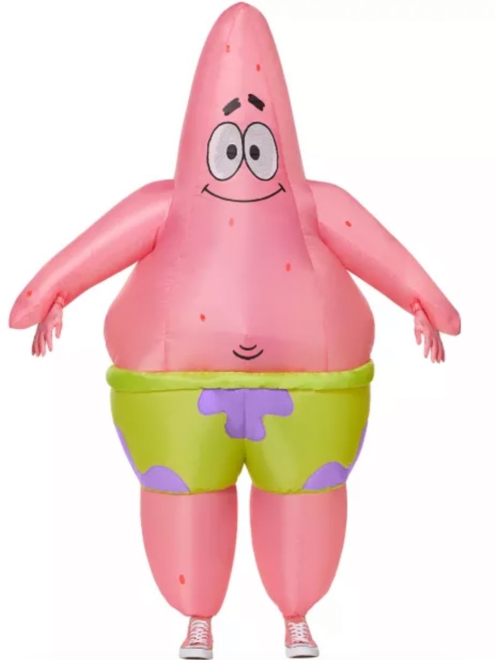 SpongeBob SquarePants Patrick Inflatable Costume - Pink & Lime